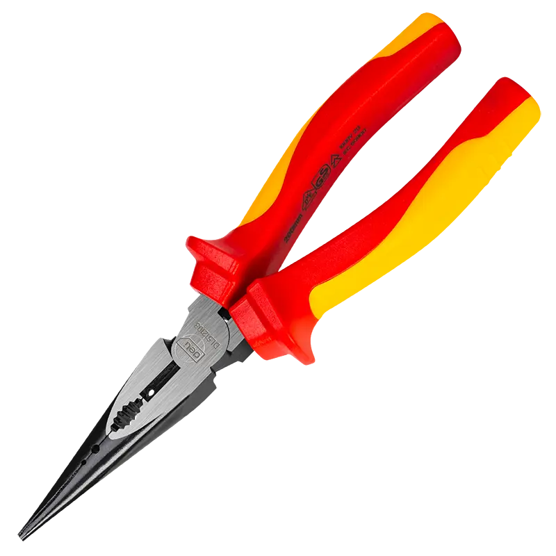 Insulated Labor-Saving Long Nose Pliers